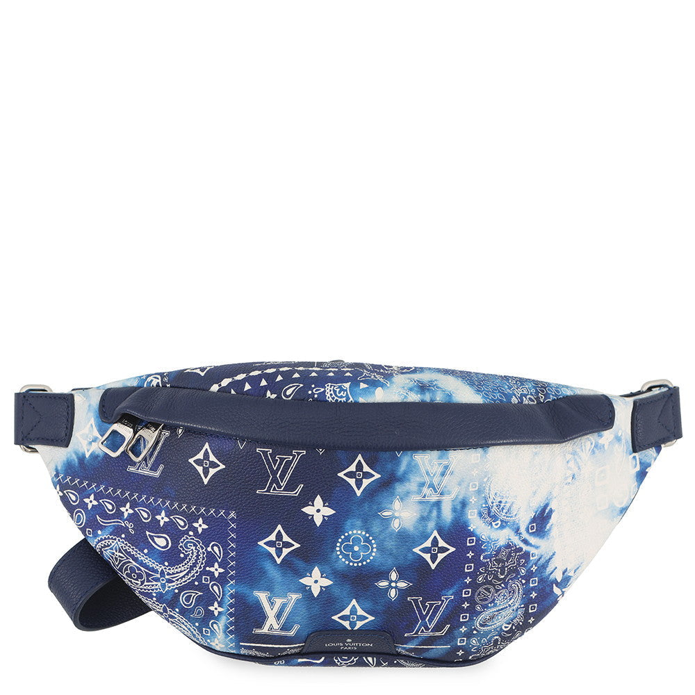 LOUIS VUITTON Discovery?Bumbag BlueM20587 Monogram?Bandana Size PM