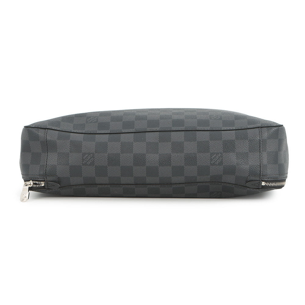 LOUIS VUITTON Cube de Langemont NoirN40185 Damier Graphite Size GM