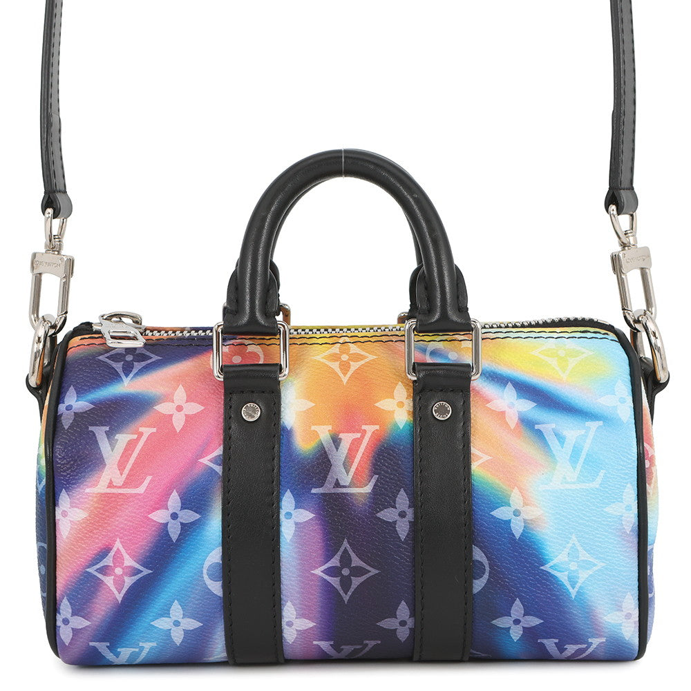 LOUIS VUITTON Keepall XS Multicolor/NoirM80953 Monogram?Sunset Canvas Size XS