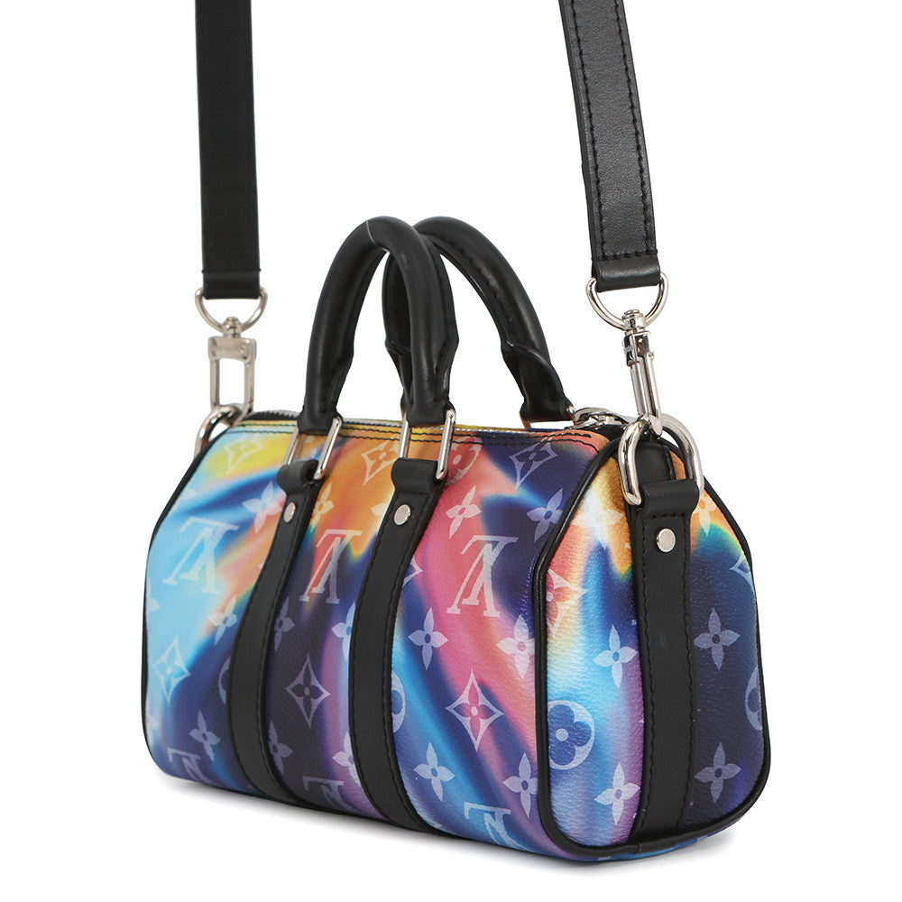 LOUIS VUITTON Keepall XS Multicolor/NoirM80953 Monogram?Sunset Canvas Size XS