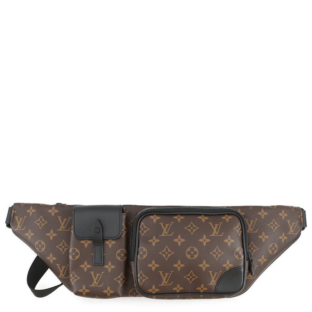 LOUIS VUITTON Christopher?Bumbag NoirM45337 Monogram Macassar Canvas