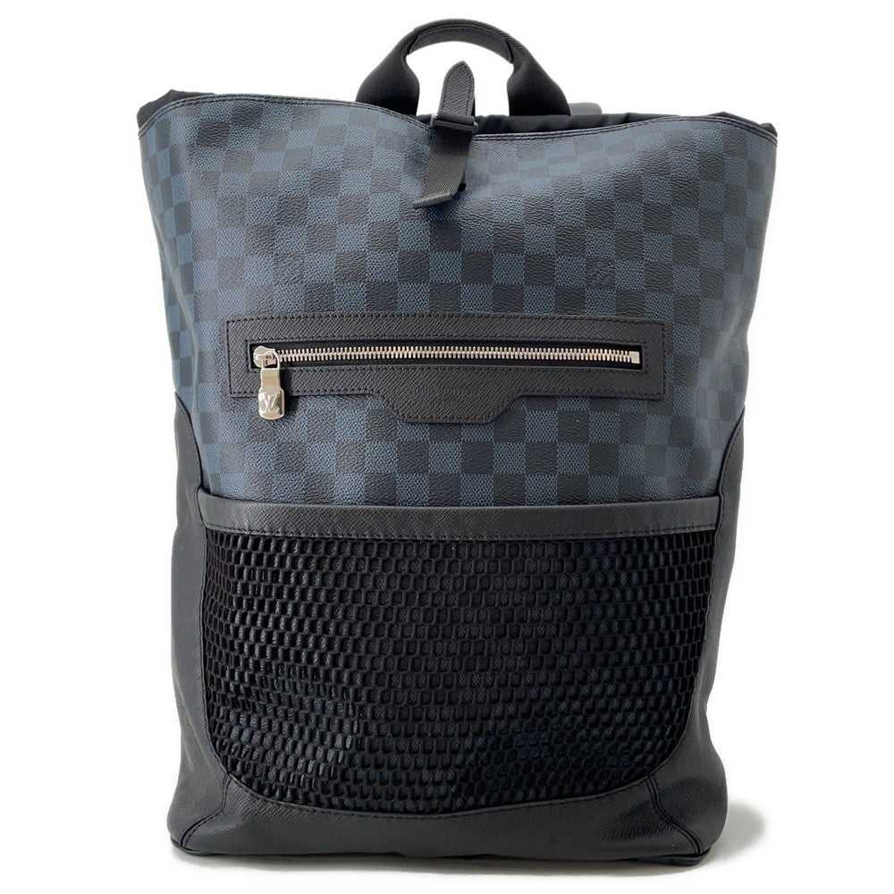 LOUIS VUITTON Match Point Backpack Navy/NoirN40009 Damier Cobalt Canvas