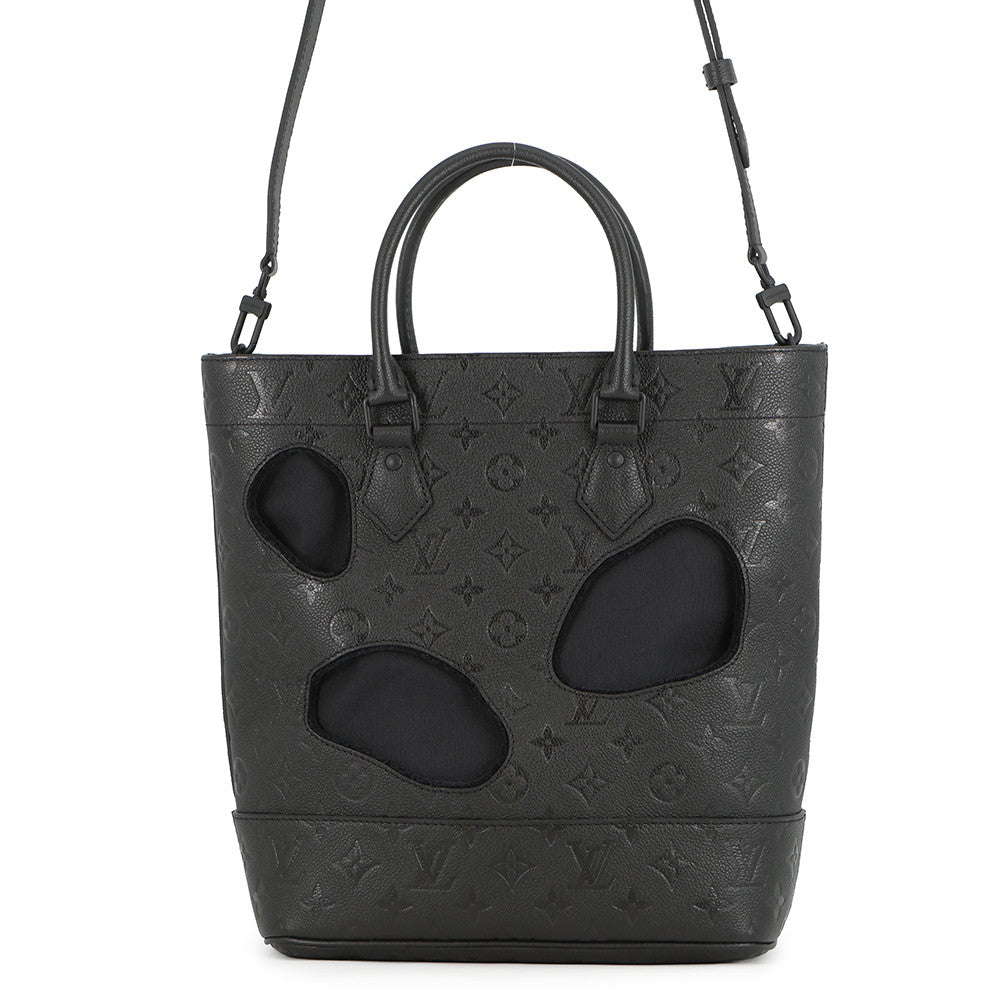 LOUIS VUITTON With Halls Comme des Garçons Rei Kawakubo Collaboration NoirM45887 Monogram Empreinte Leather Size PM