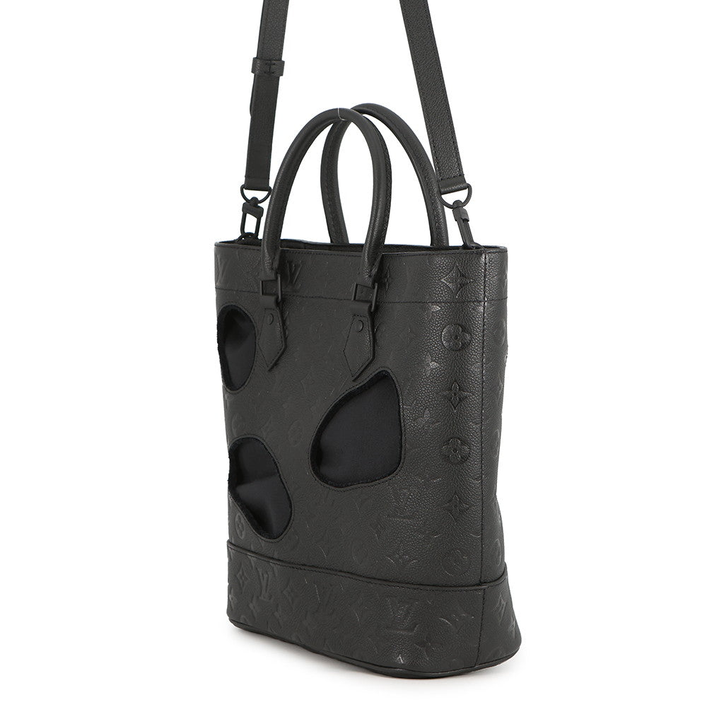 LOUIS VUITTON With Halls Comme des Garçons Rei Kawakubo Collaboration NoirM45887 Monogram Empreinte Leather Size PM