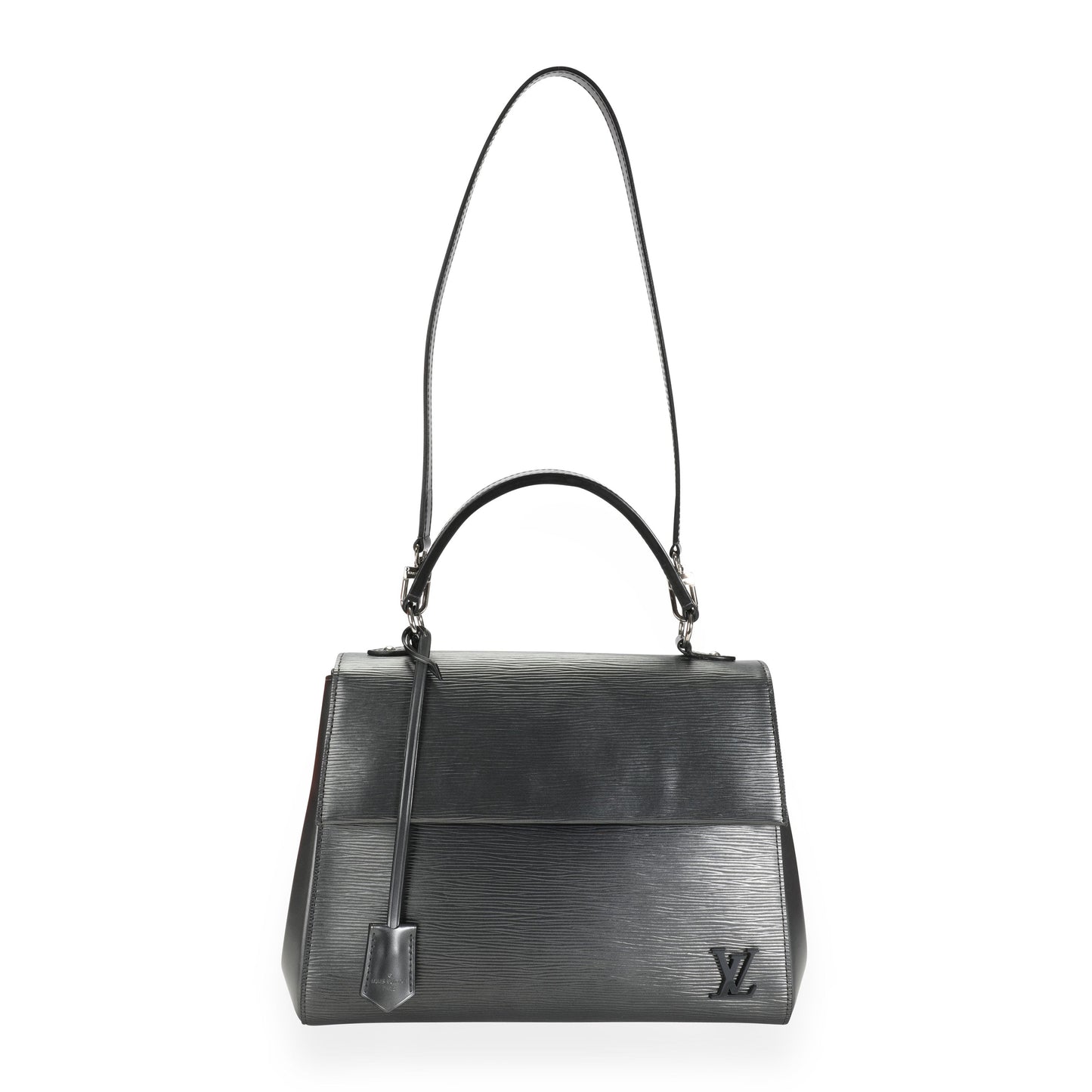 Luxury Women's Handbag | Louis Vuitton Anthracite Nacre Epi Leather Cluny MM