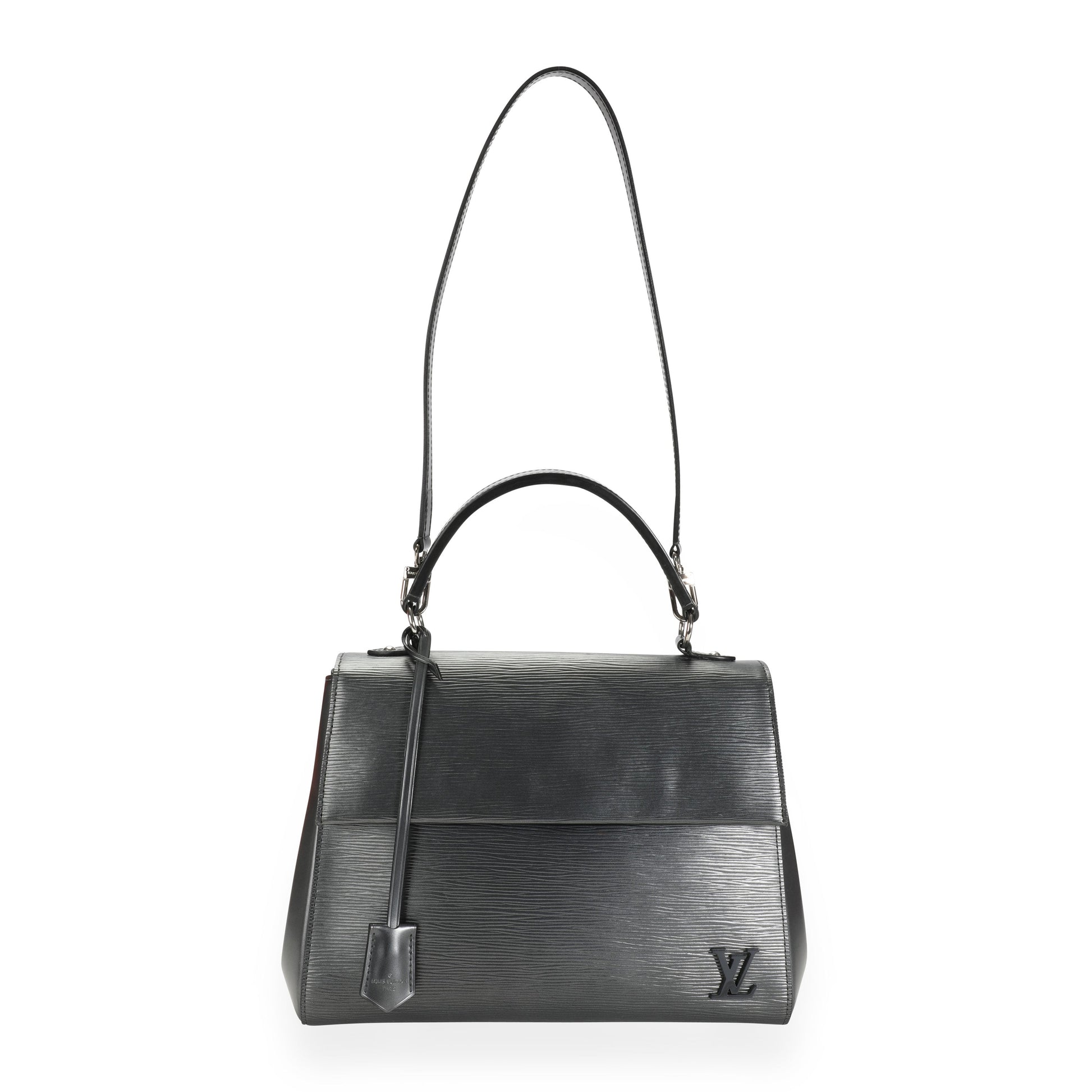 Luxury Women's Handbag | Louis Vuitton Anthracite Nacre Epi Leather Cluny MM