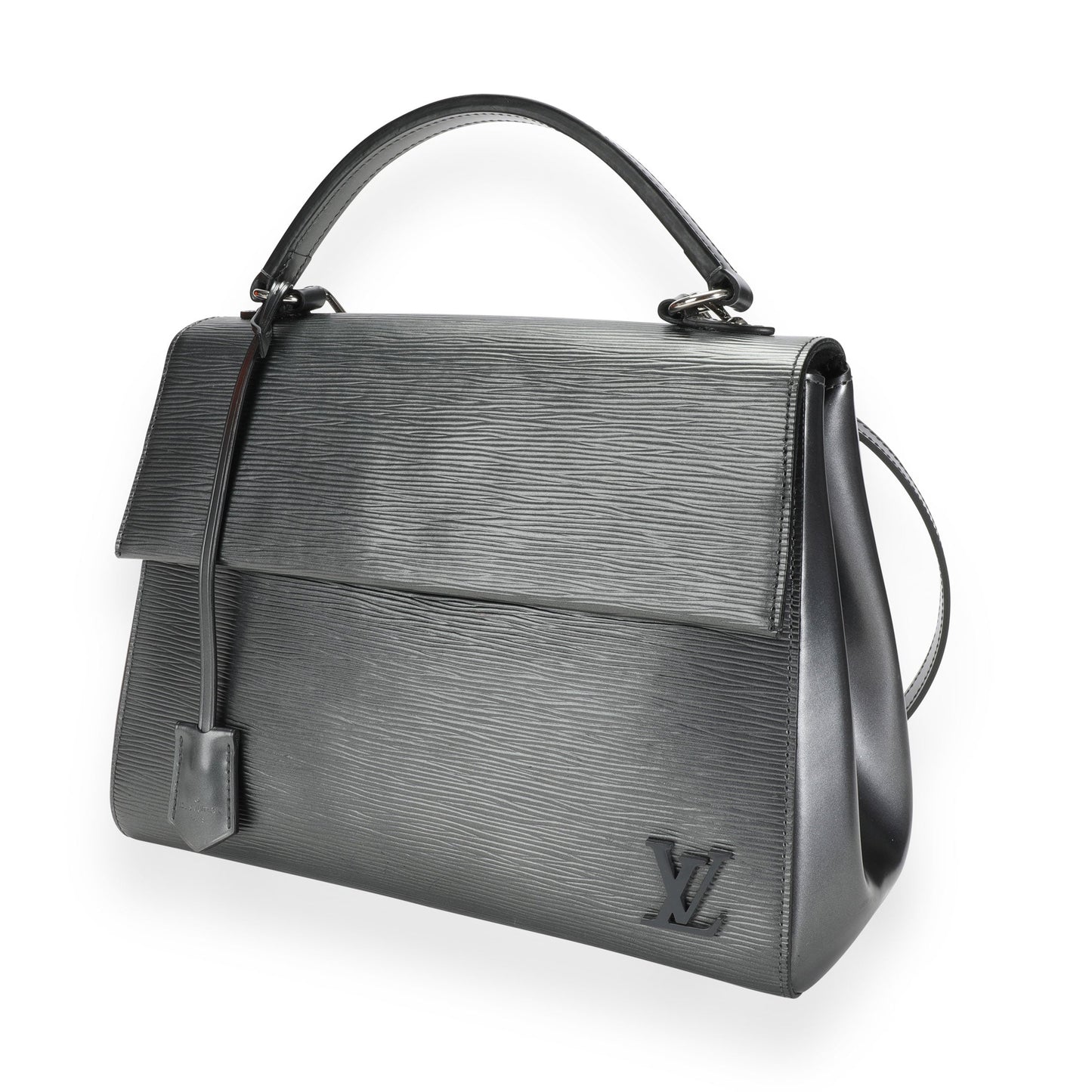 Luxury Women's Handbag | Louis Vuitton Anthracite Nacre Epi Leather Cluny MM