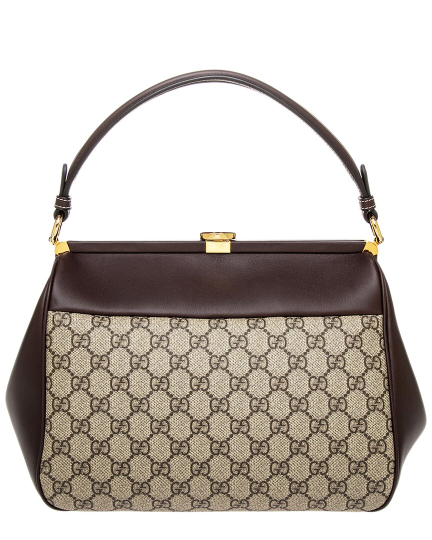 Gucci Virgo Small Canvas & Leather Handbag