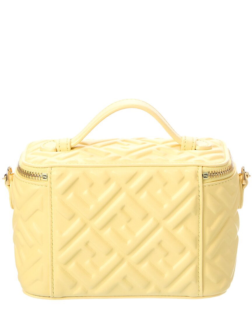 Fendi Ff Leather Vanity Case