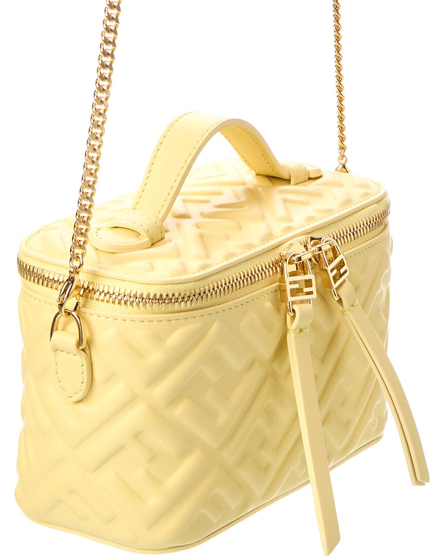 Fendi Ff Leather Vanity Case