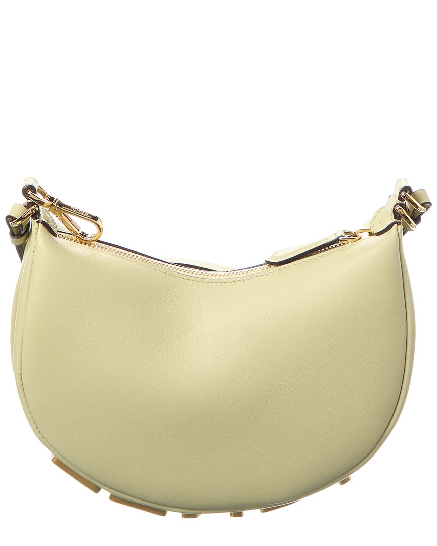 Fendi Fendigraphy Mini Leather Hobo Bag