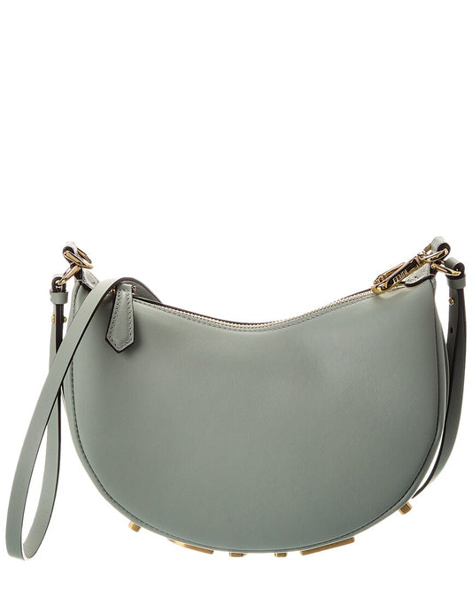 Fendi Fendigraphy Mini Leather Hobo Bag