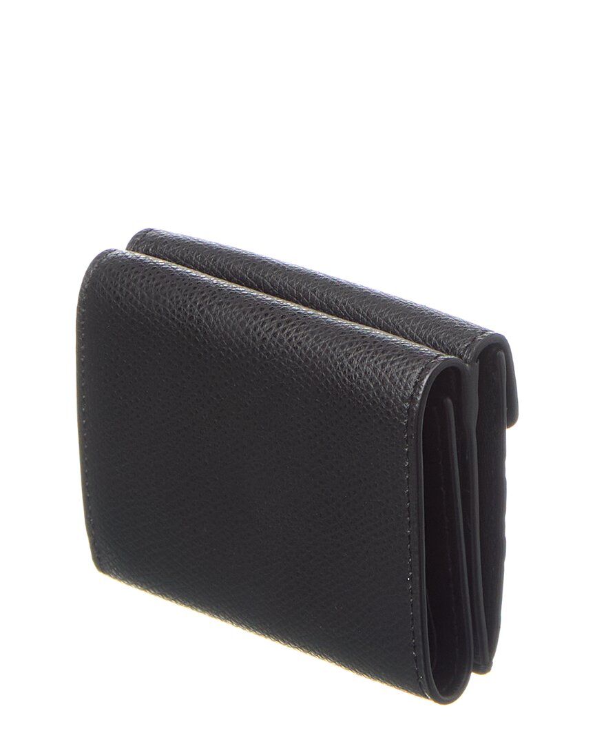 Fendi Micro Trifold Leather Wallet