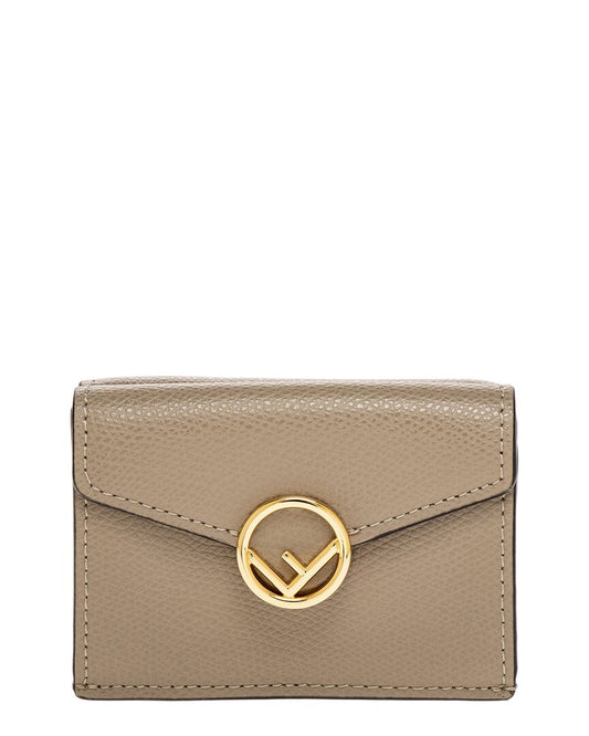 Fendi F Is Fendi Leather Micro Wallet