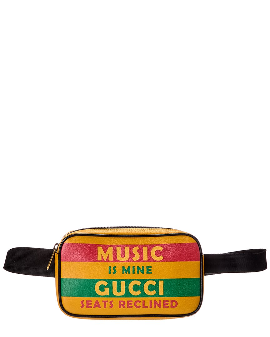 Gucci Music Is Mine Leather Belt Bag