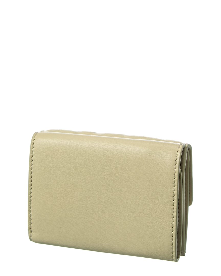 Fendi Micro Trifold Leather Wallet