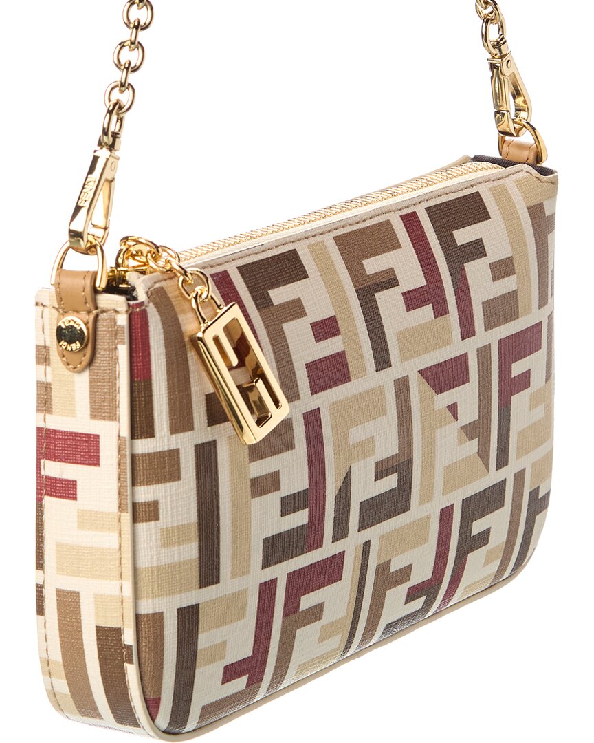 Fendi Baguette Ff Jacquard Pouch