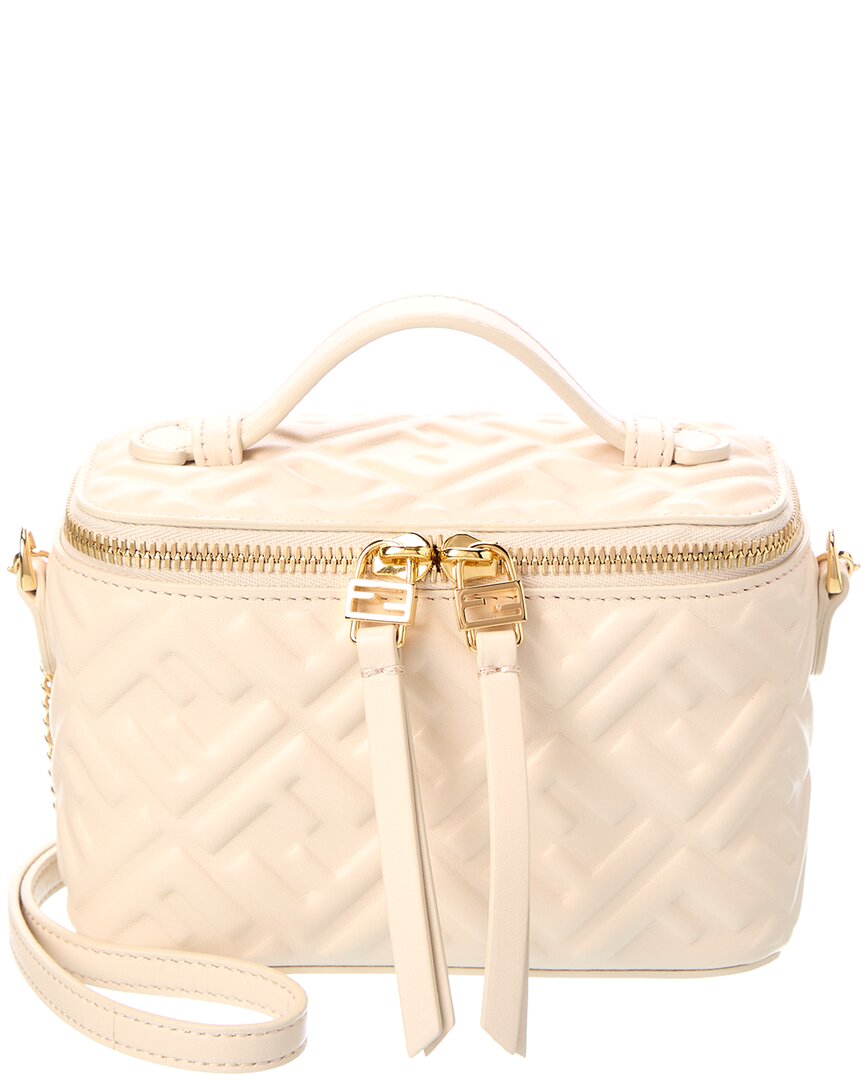 Fendi Ff Leather Vanity Case