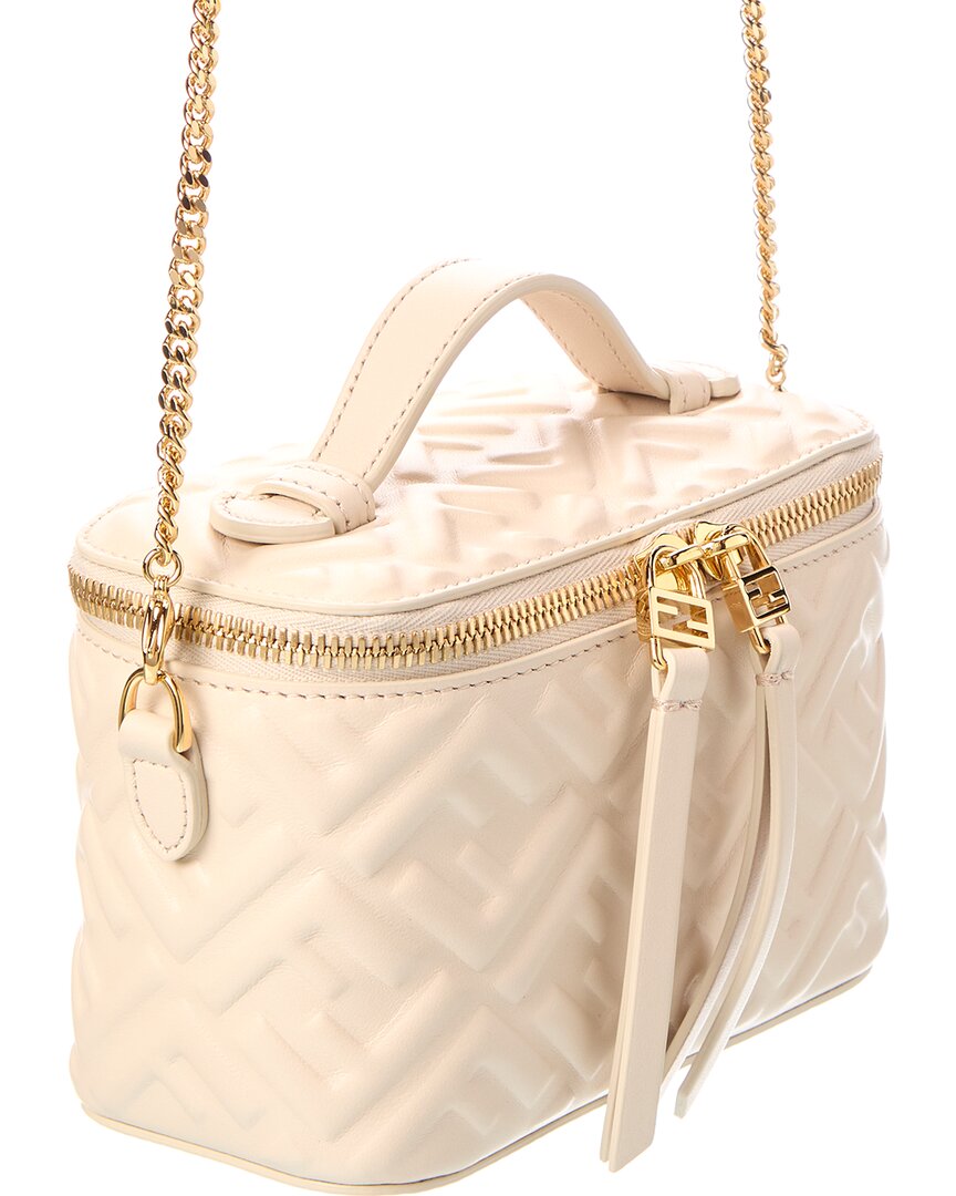 Fendi Ff Leather Vanity Case
