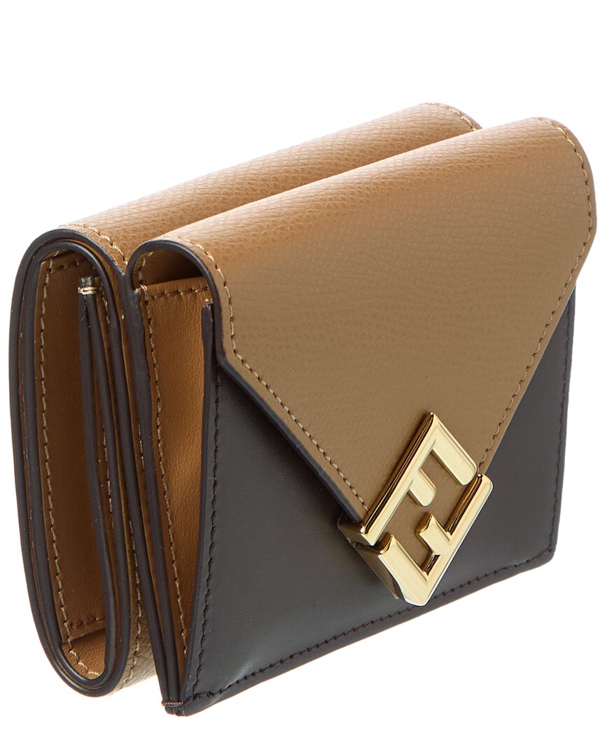Fendi Ff Diamonds Leather Wallet