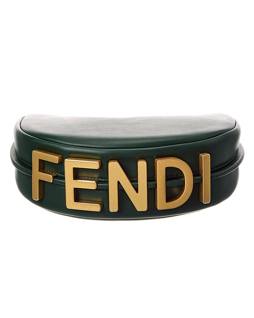 Fendi Fendigraphy Mini Leather Hobo Bag