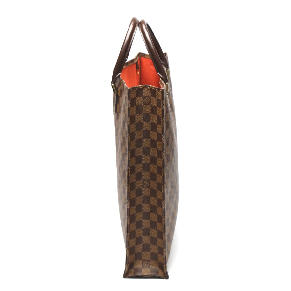 LOUIS VUITTON Handbag Damier canvas Ebene Tote Bag Damier Sac Plat unisex(Unisex)
