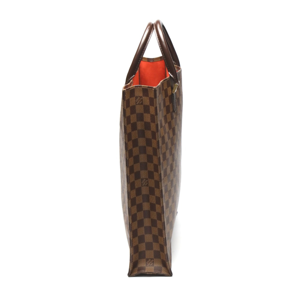LOUIS VUITTON Handbag Damier canvas Ebene Tote Bag Damier Sac Plat unisex(Unisex)