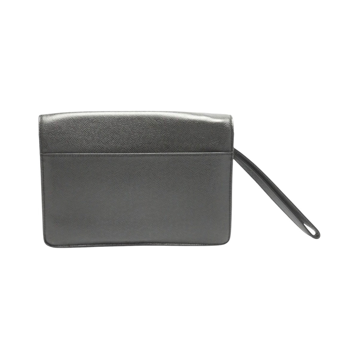 LOUIS VUITTON Clutch bag Taiga black Clutch bag Taiga Selenga mens