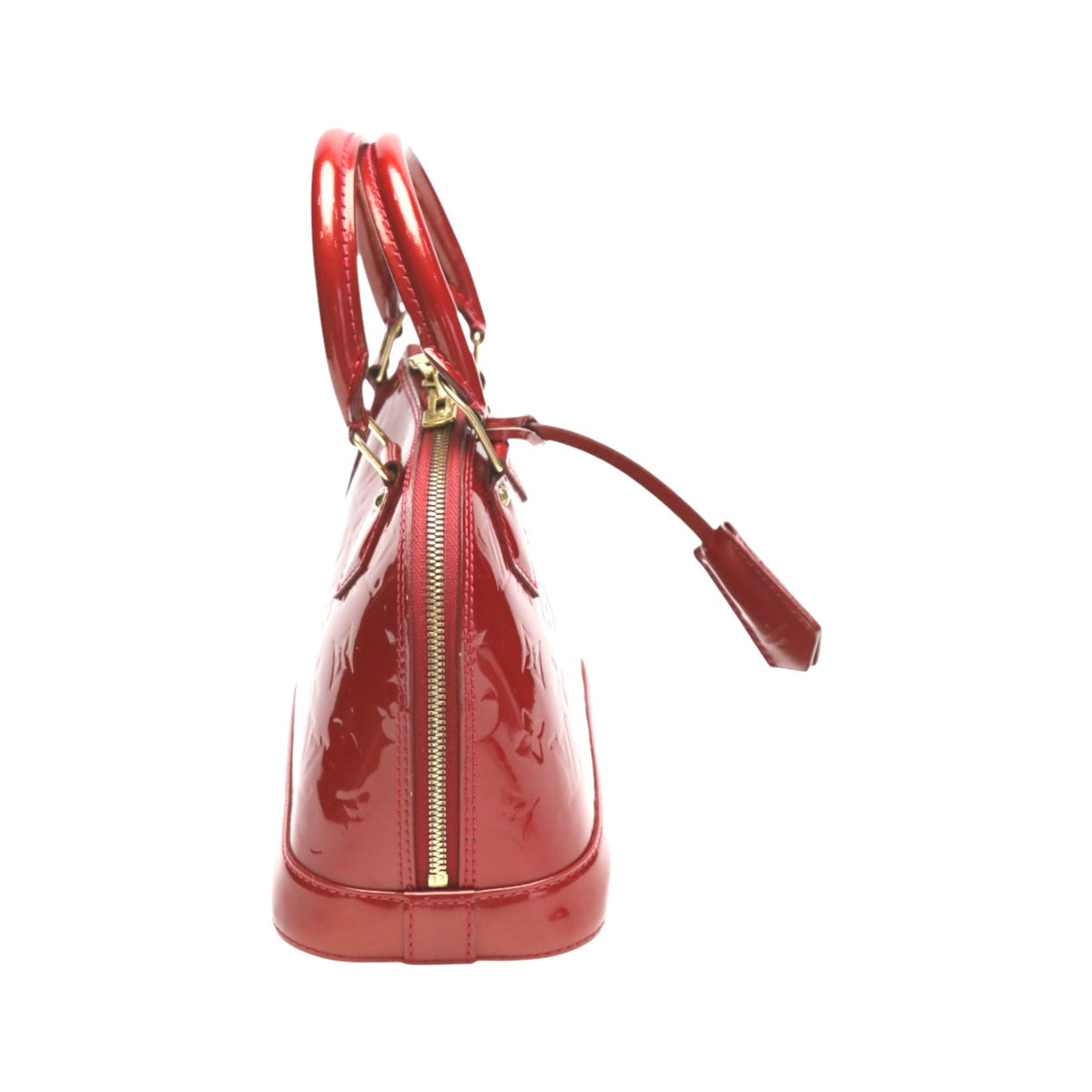 LOUIS VUITTON Handbag Monogram Vernis Red bag Monogram Alma BB Women