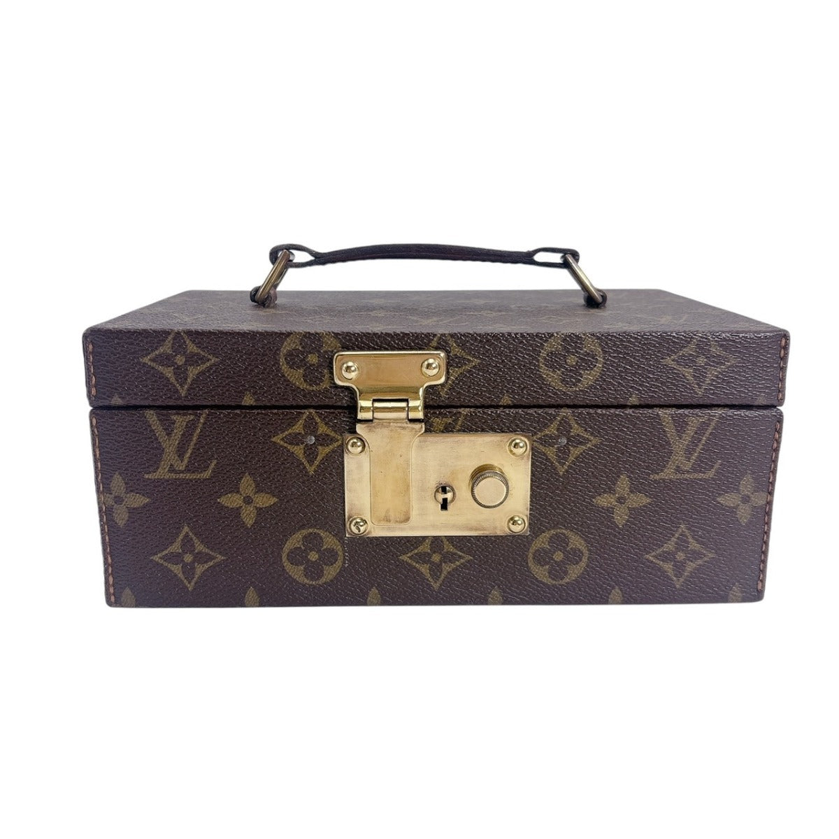 LOUIS VUITTON Other accessories Monogram canvas Brown mini trunk Bowat Atu unisex(Unisex)
