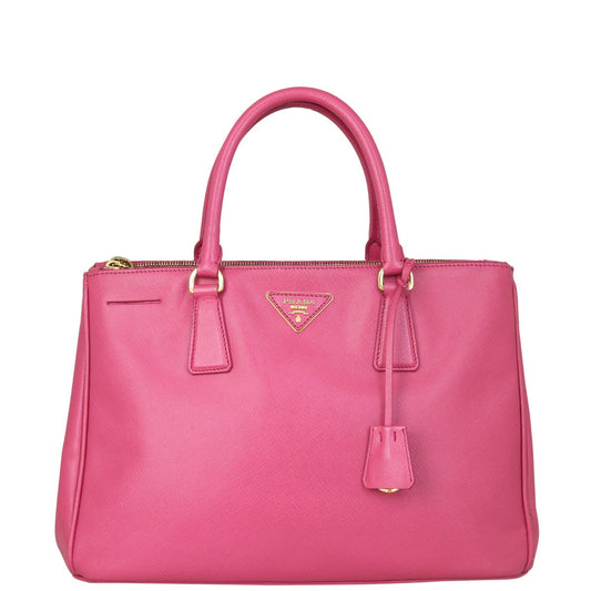 Prada Saffiano Lux Galleria Double Zip Tote Medium