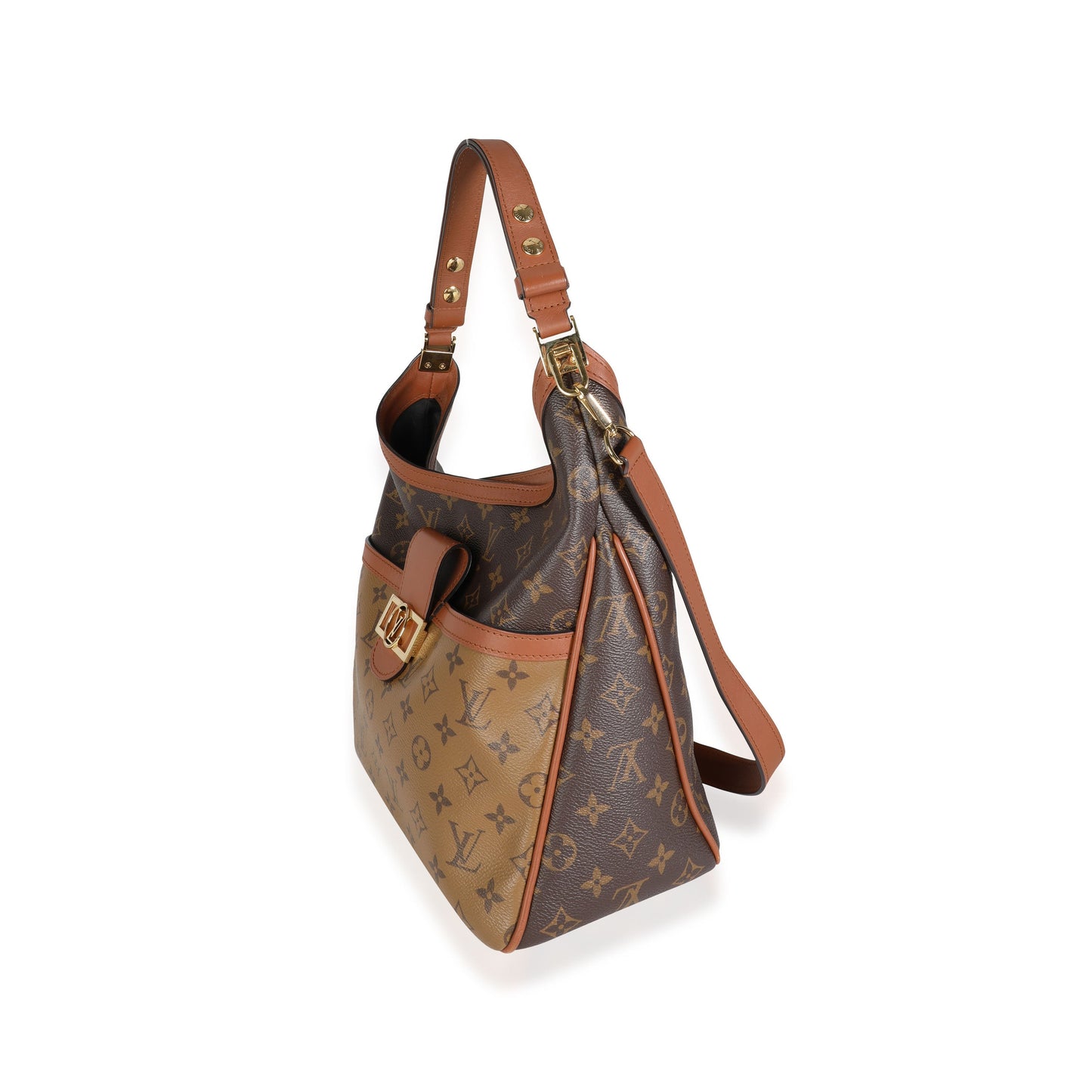 Designer Women's Crossbody Bag | Louis Vuitton Monogram & Monogram Reverse Canvas Dauphine Hobo MM
