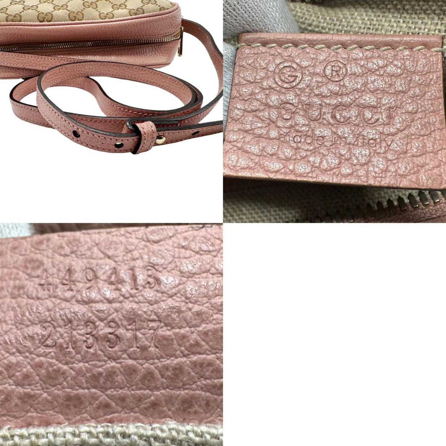 Gucci Canvas Shoulder Bag