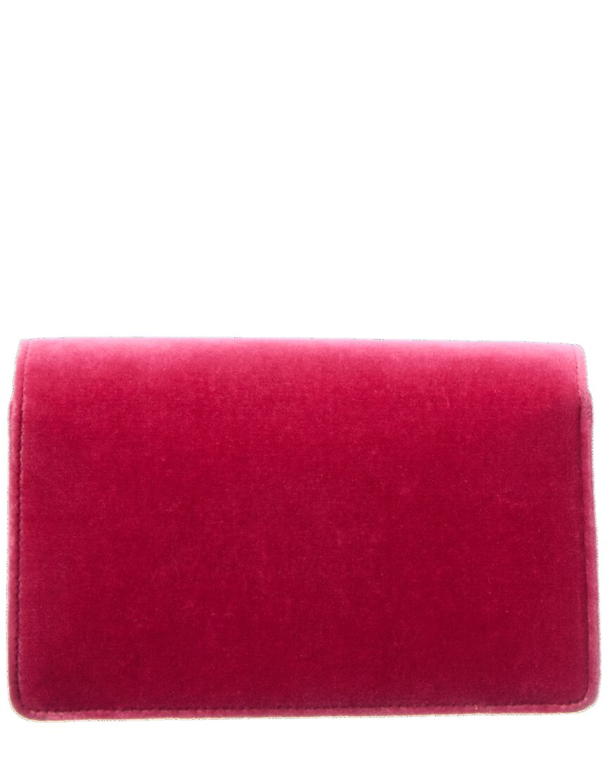 Gucci Square G Velvet Shoulder Bag ( )