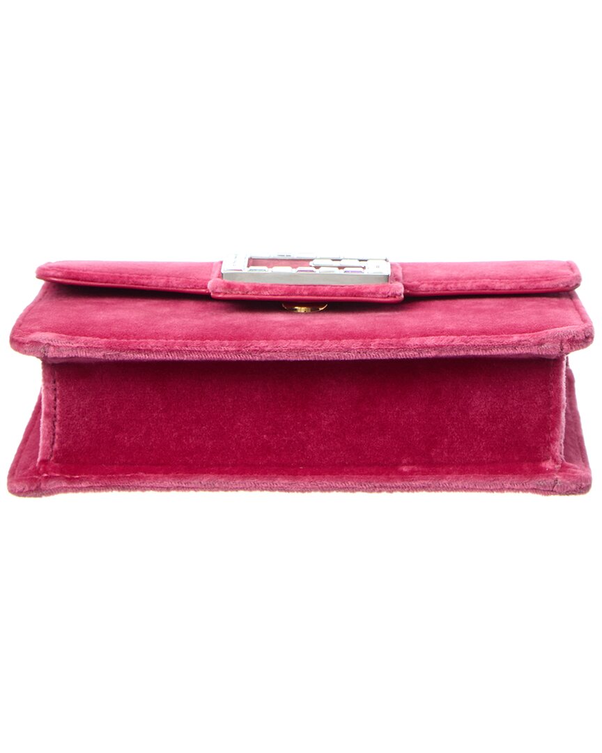 Gucci Square G Velvet Shoulder Bag ( )