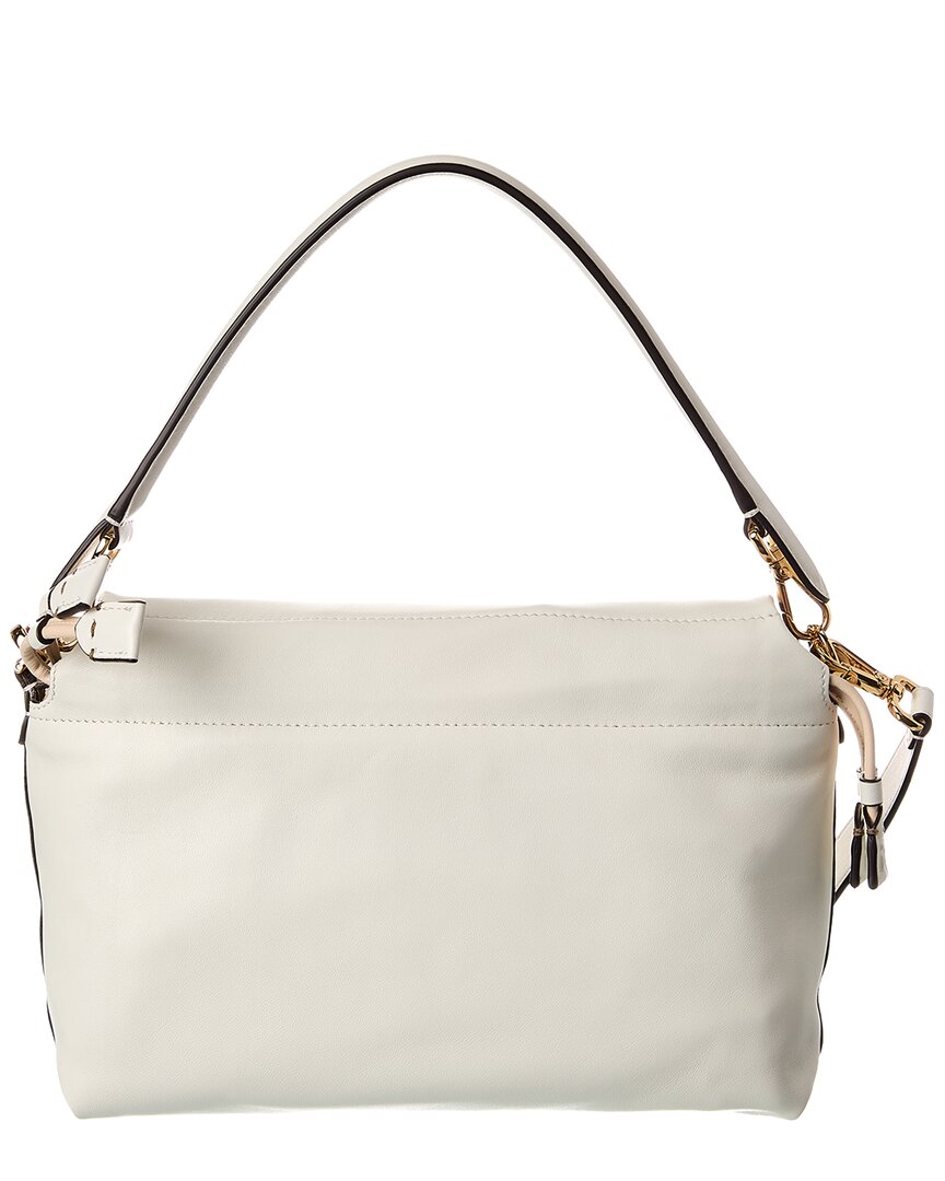 Fendi Mamma Baguette Medium Leather Shoulder Bag