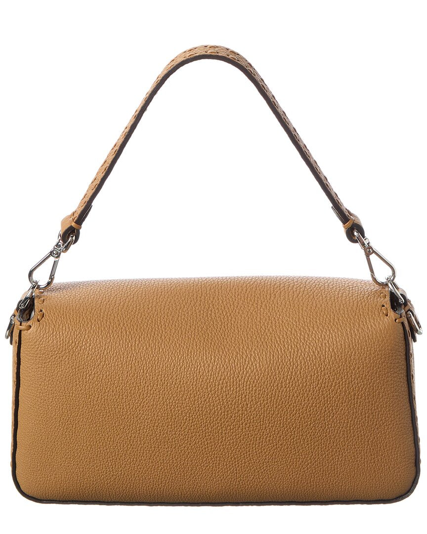 Fendi Baguette Leather Shoulder Bag