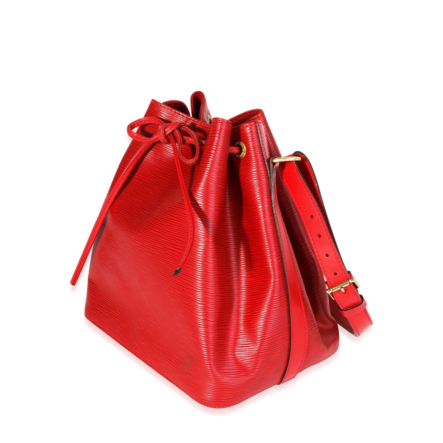 Louis Vuitton Red Epi Leather Petit Noé Bag