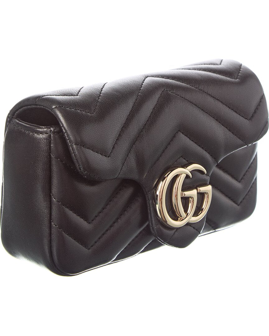 Gucci Gg Marmont Mini Leather Shoulder Bag