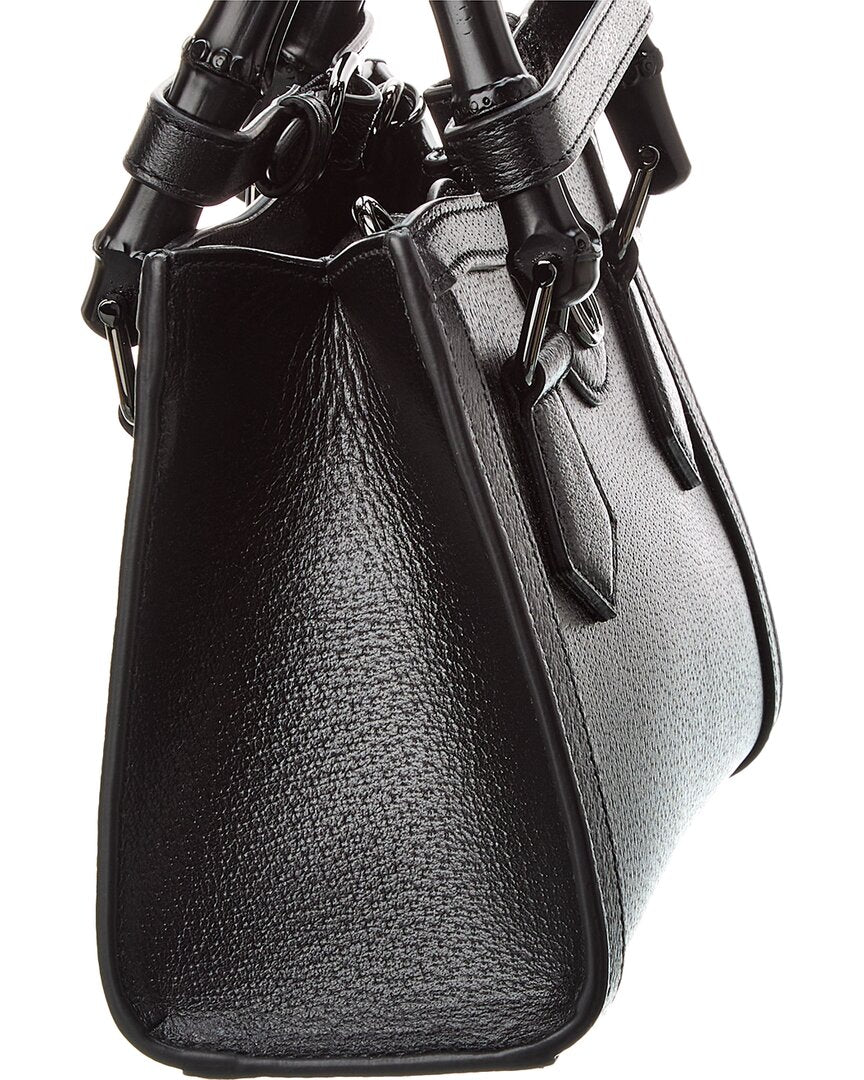 Gucci Diana Mini Leather Tote, Black