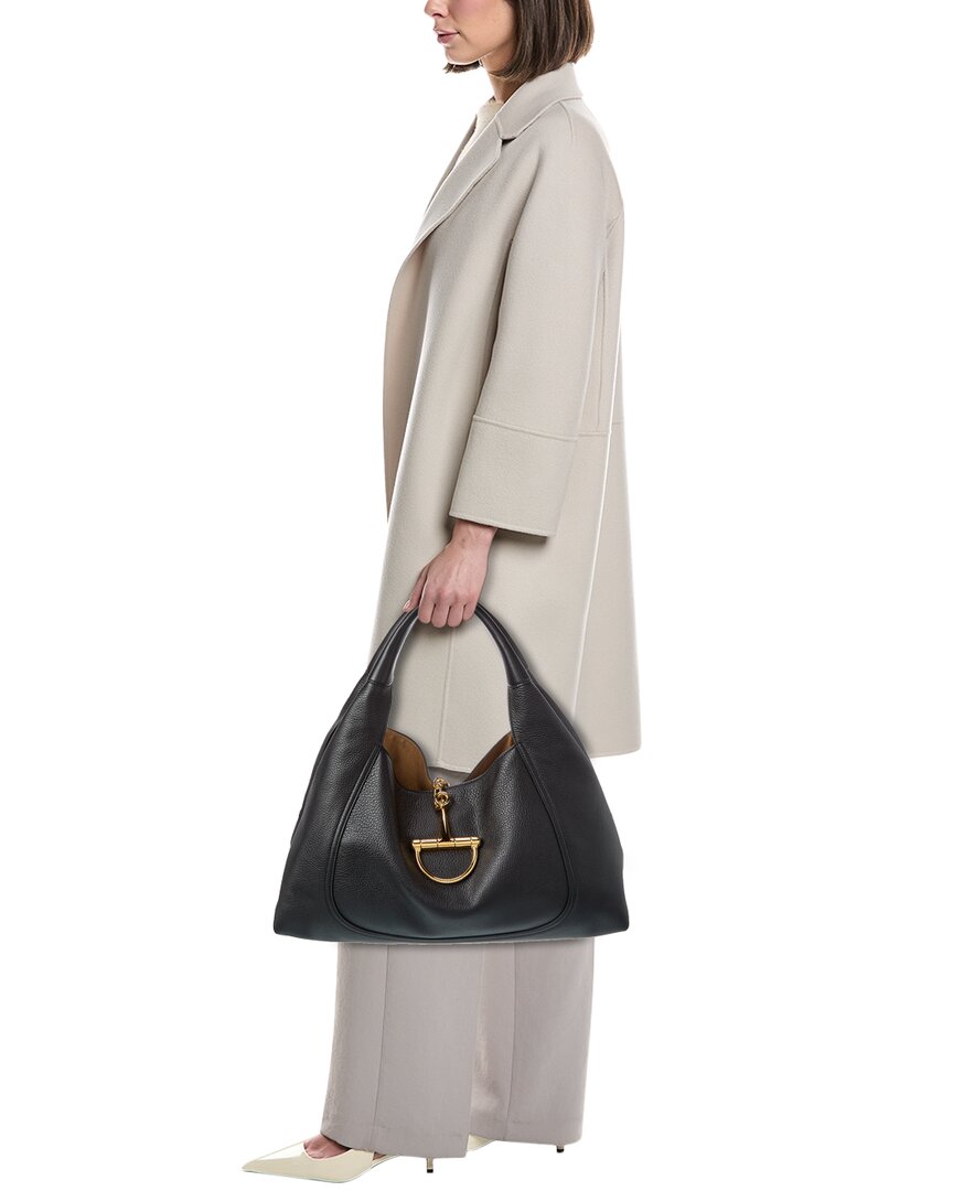 Gucci Softbit Maxi Leather Shoulder Bag