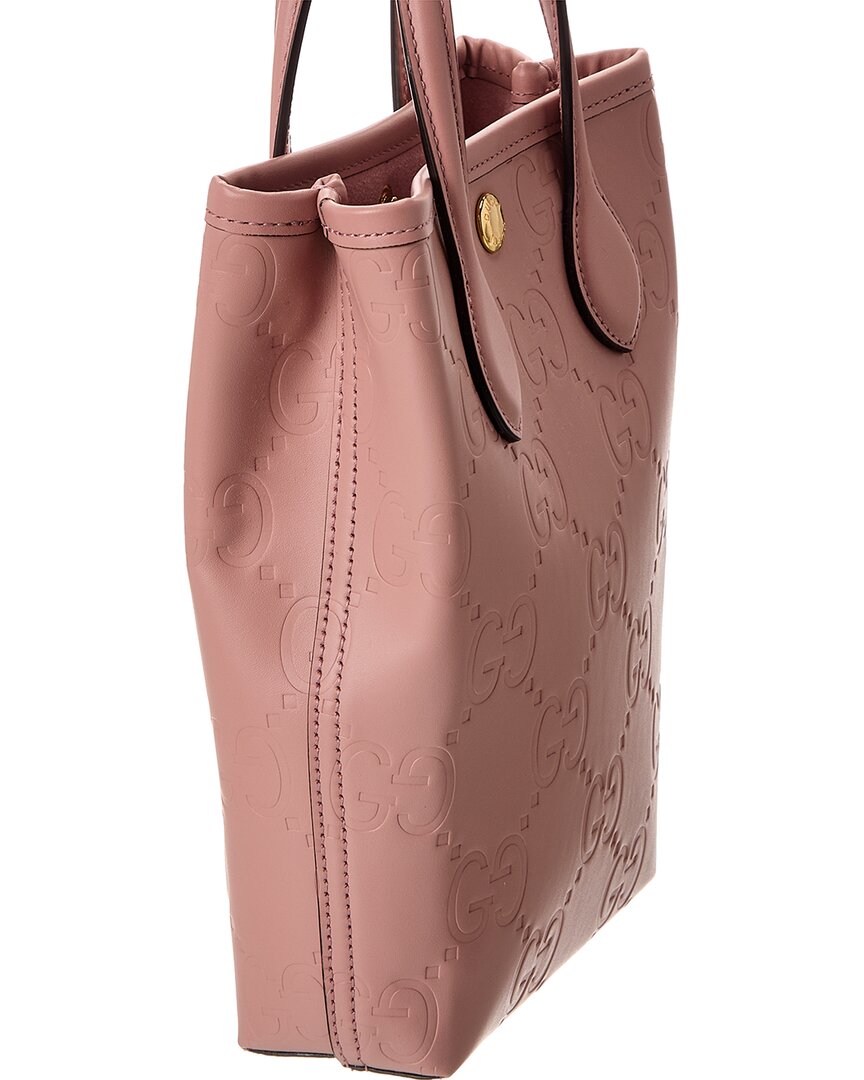 Gucci Gg Super Mini Leather Tote