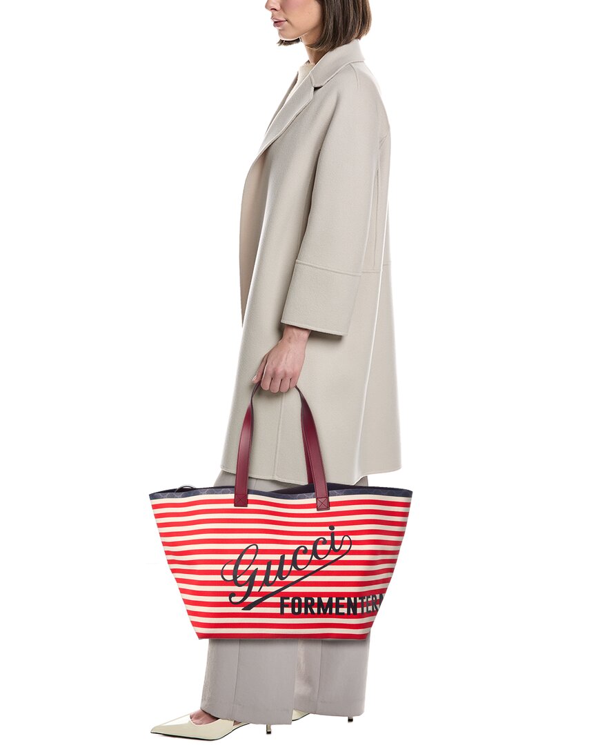 Gucci Canvas & Leather Tote