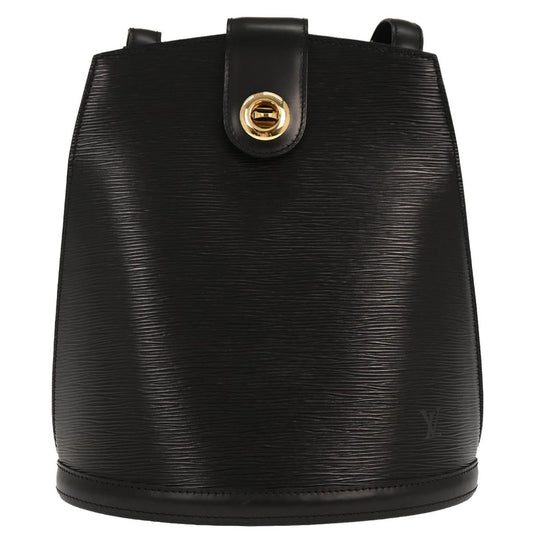 Louis Vuitton 1995 Black Epi Cluny Shoulder Bag M52252