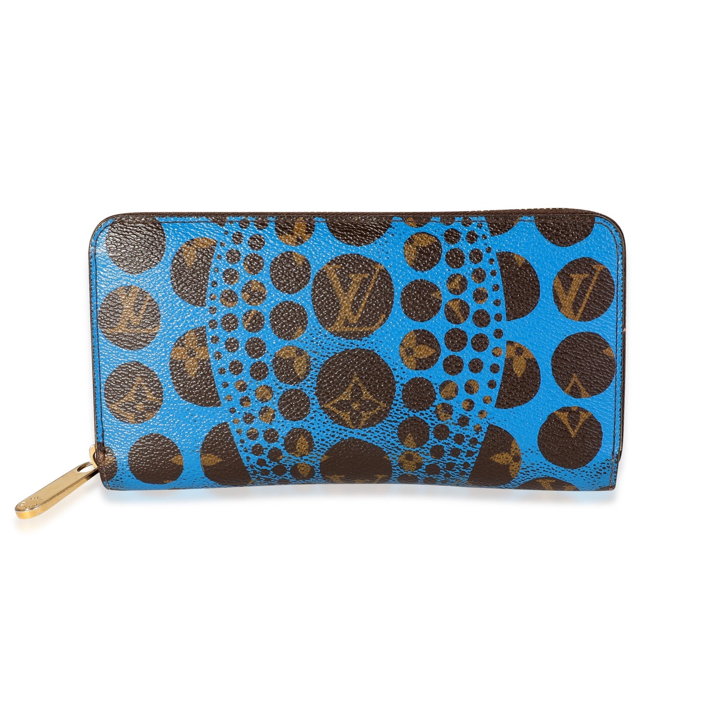 Louis Vuitton x Yayoi Kusama Blue Infinity Dots Monogram Canvas Zippy Wallet