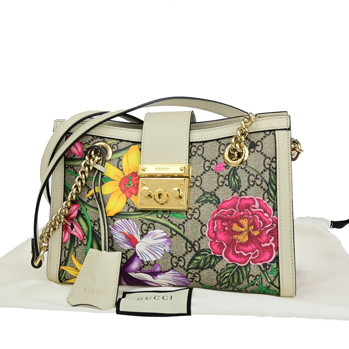 Gucci Lou Canvas Shoulder Bag