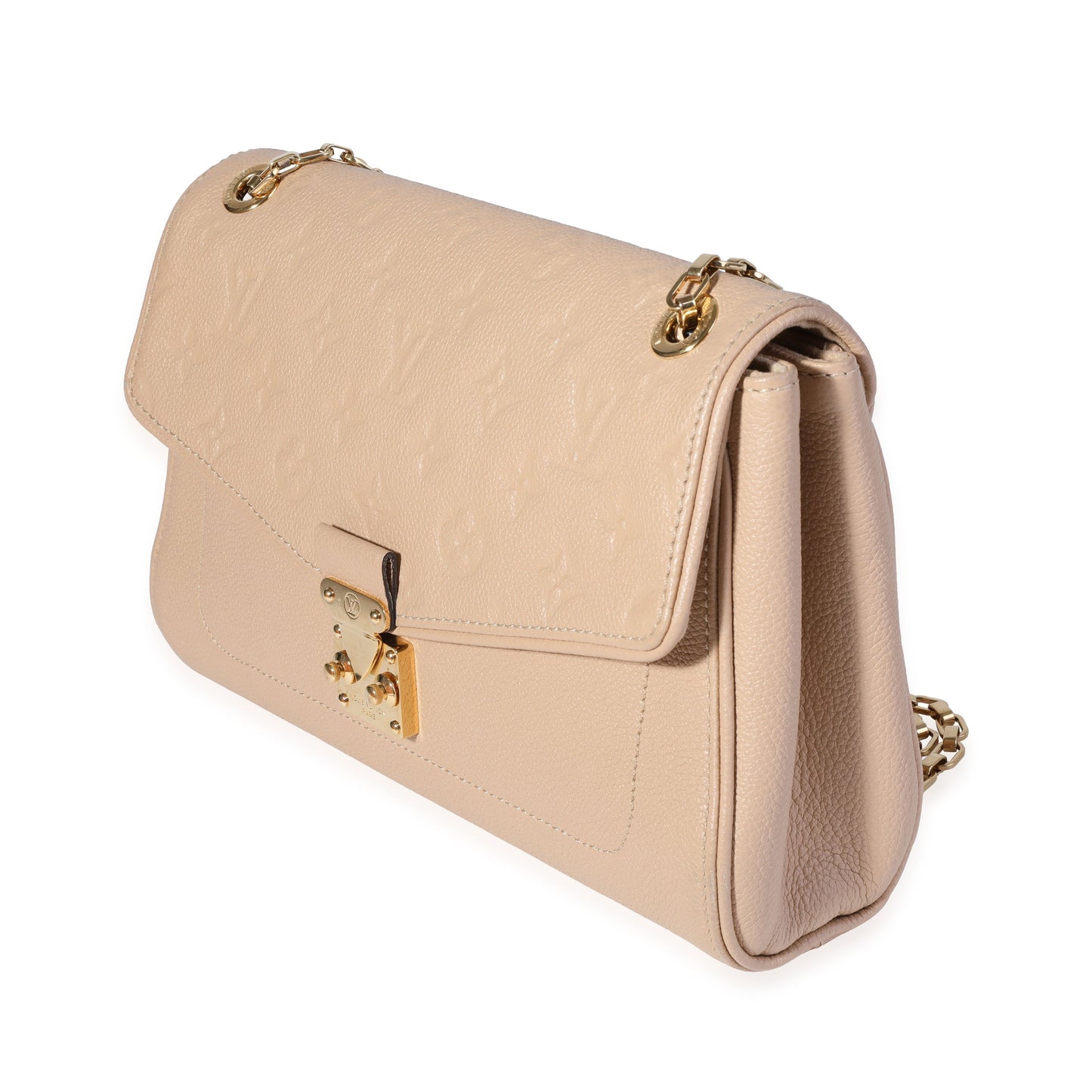 Luxury Women's Handbag | Louis Vuitton Beige Monogram Empreinte Saint-Germain Bag
