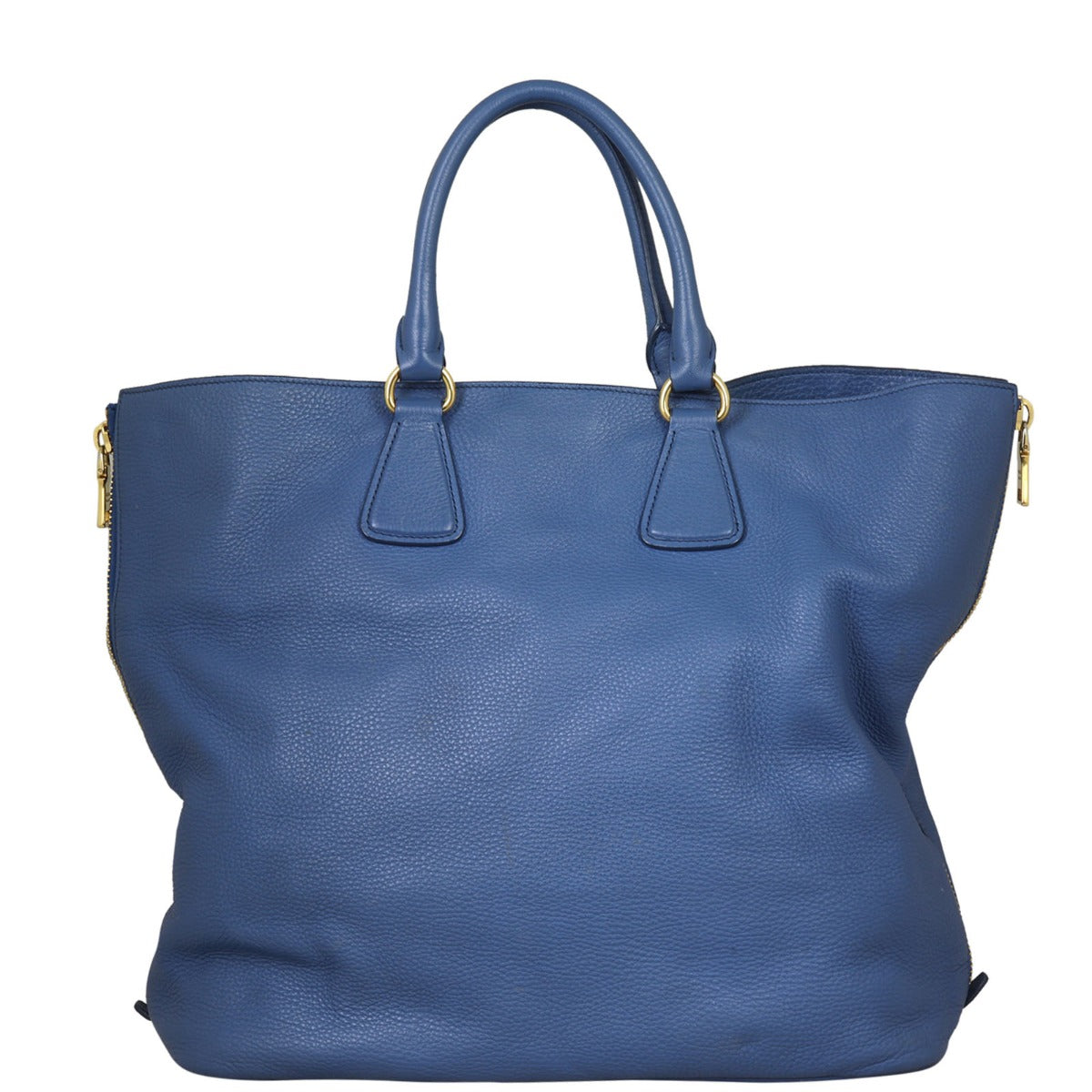 Prada Vitello Daino Large Expandable Shopper Tote