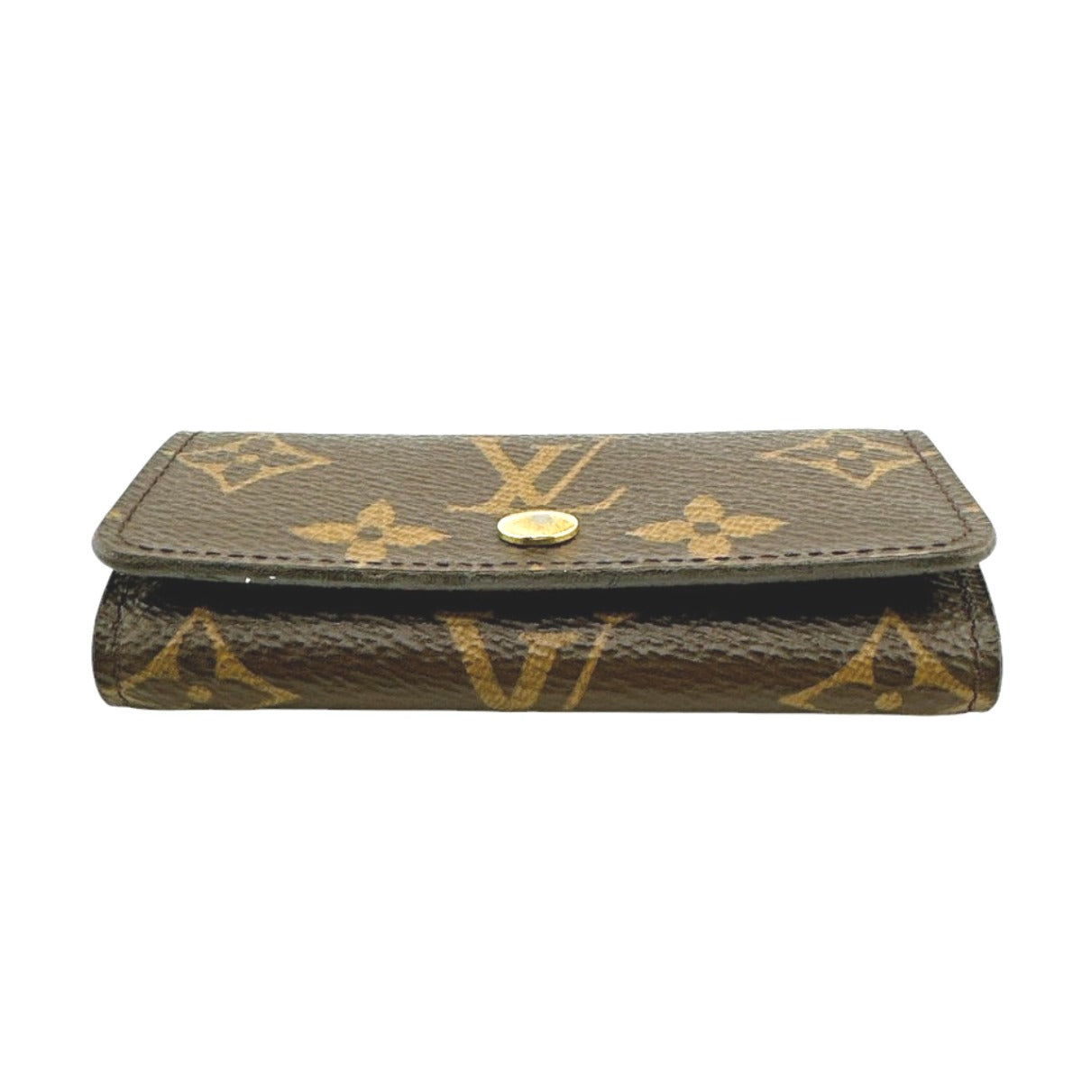 LOUIS VUITTON Key case Key holder Monogram canvas Brown for 4 Monogram Multicles4 Women(Unisex)