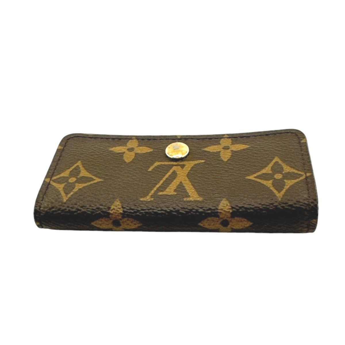 LOUIS VUITTON Key case Key holder Monogram canvas Brown for 4 Monogram Multicles4 Women(Unisex)